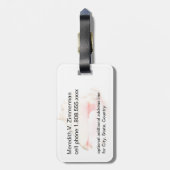 Conch Seashell Bag Label Bagagelabel (Achterkant verticaal)