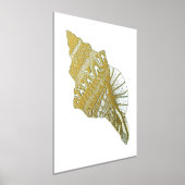 Conch Seashell Folie Afdrukken (Laagn)