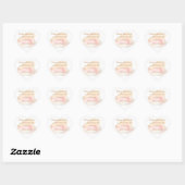Conch Seashell Hart Vorm Hart Sticker (Vel)