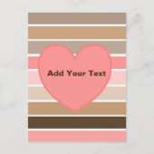 Conch Seashell-kleuren Briefkaart (Voorkant)