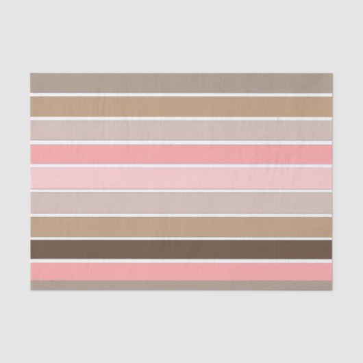 Conch Seashell-kleuren Tissuepapier (Voorkant)