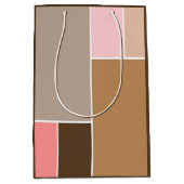 Conch Seashell-kleurenblokken Medium Cadeauzakje (Voorkant)