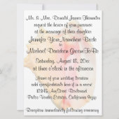 Conch Seashell Wedding Kaart (Voorkant)