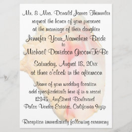 Conch Seashell Wedding Kaart