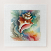 Conch Shell 160724AREF203 - Watercolor Legpuzzel (Horizontaal)