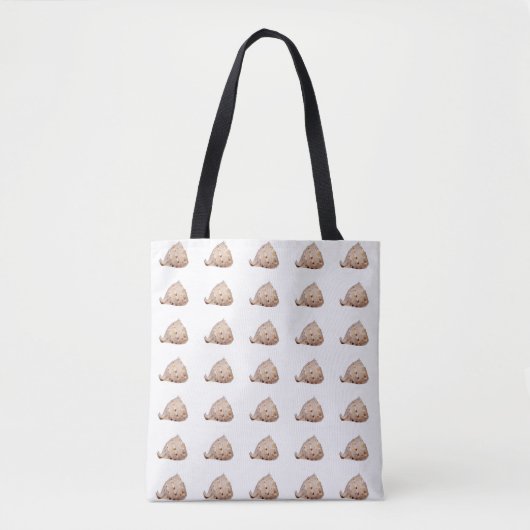 Conch Shell allen over de Canvas tas van de Druk (Voorkant)