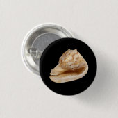 Conch Shell Badge Ronde Button 3,2 Cm (Voorkant /achterkant)