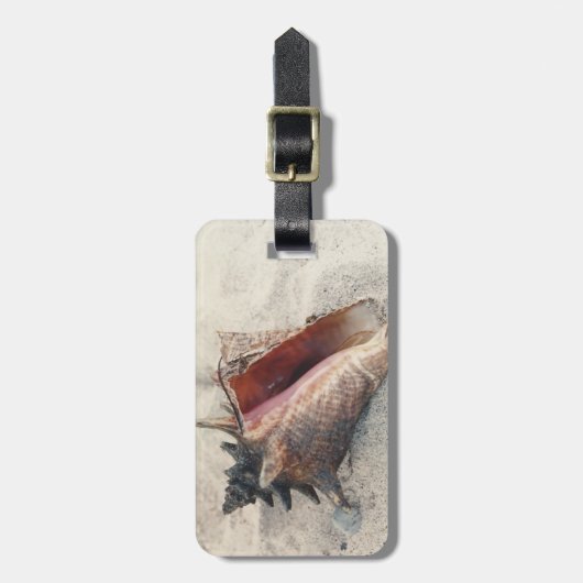 Conch Shell Bagagelabel (Voorkant verticaal)