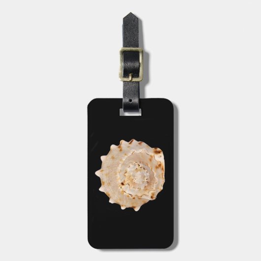 Conch Shell Bagagelabel (Voorkant verticaal)