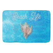 Conch Shell "Beach Life" Badmat (Voorkant)