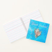 Conch Shell "Beach Life" Beach Journal Notitieboek (Binnen)