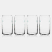 Conch Shell "Beach Life" Blikvorm Glas (Links)