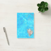 Conch Shell "Beach Life" gepersonaliseerd Post-it® Notes (Kantoor)