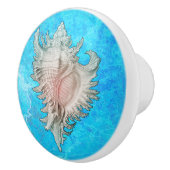 Conch Shell "Beach Life" Keramische Knop (Rechts)