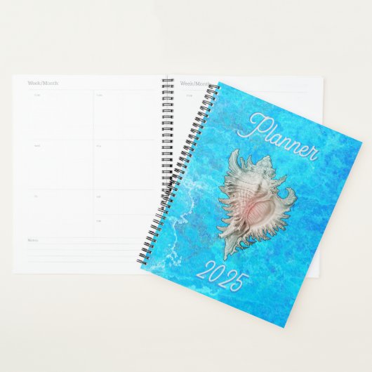 Conch Shell "Beach Life" Planner (Display)