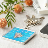 Conch Shell "Beach Life" Sleutelhanger (Zijkant)