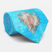 Conch Shell "Beach Life" Stropdas (Opgerold)