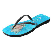 Conch Shell "Beach Life" Teenslippers (Schuin)