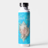 Conch Shell "Beach Life" Waterfles (Links)