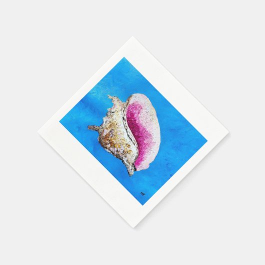 Conch Shell Cocktail servet (Hoek)