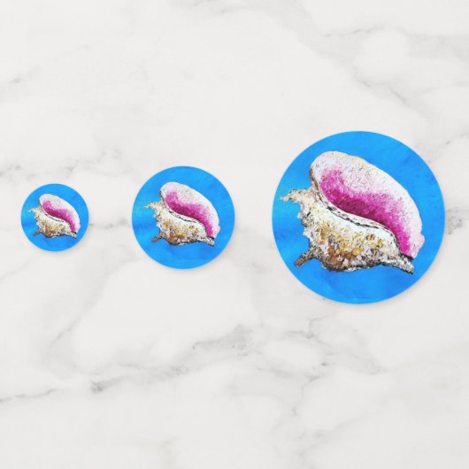 Conch Shell Confetti (Achterkanten)