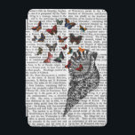Conch Shell en Butterflies 2 iPad Mini Cover<br><div class="desc">Dieren en Natuur</div>