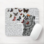 Conch Shell en Butterflies 2 Muismat (Met muis)