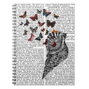 Conch Shell en Butterflies 2 Notitieboek