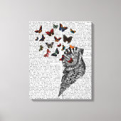 Conch Shell en Butterflies Canvas Afdruk (Voorkant)