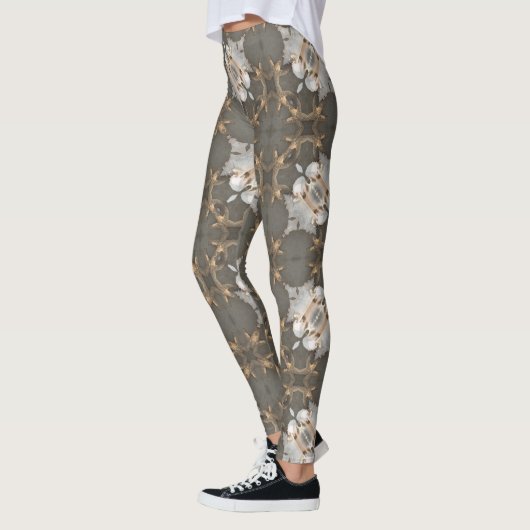 Conch Shell en Starfish geometrische Leggings (Links)