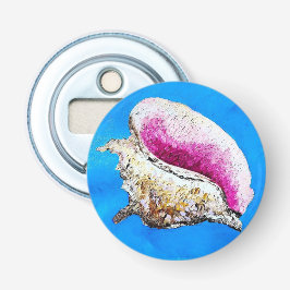 Conch shell flesopener button flesopener