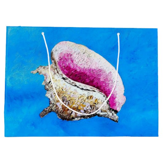 Conch Shell Gift Bag Groot Cadeauzakje (Achterkant)