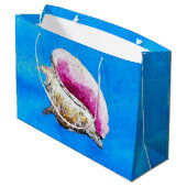 Conch Shell Gift Bag Groot Cadeauzakje (Achterkant Gekanteld)
