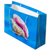 Conch Shell Gift Bag Groot Cadeauzakje (Voorkant Gekanteld)