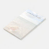 Conch Shell in zand op tropisch strand Post-it® Notes (Schuin)