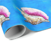 Conch Shell-inpakpapier Cadeaupapier (Rol Hoek)