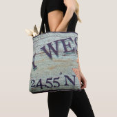  Conch Shell Key West Canvas tas (Dichtbij)