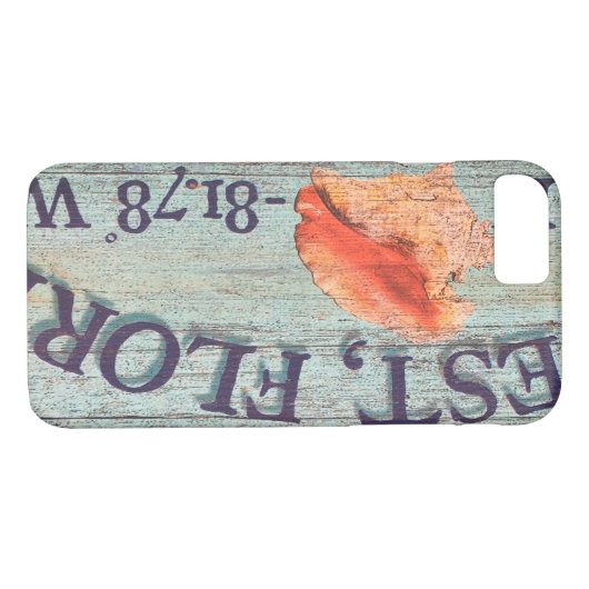  Conch Shell Key West iPhone Case (Achterkant (Horizontaal))