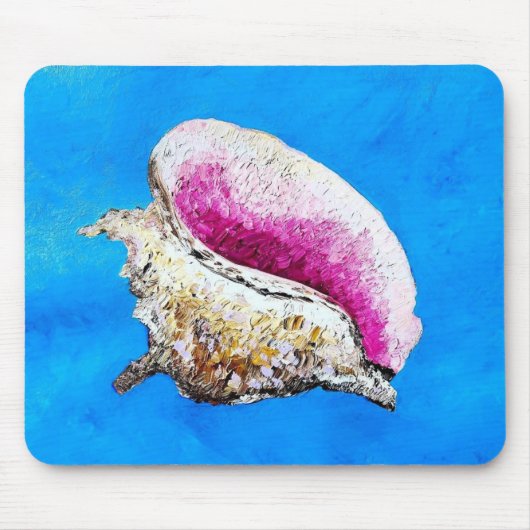Conch Shell Mouse Pad Muismat (Voorkant)