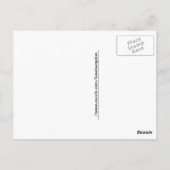 Conch Shell op de Beach Briefkaart (Achterkant)