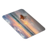 Conch Shell op de Beach | Jamaica Magneet (Rechterzijde)