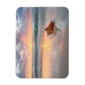 Conch Shell op de Beach | Jamaica Magneet (Verticaal)