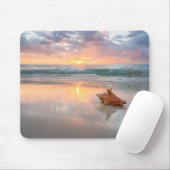 Conch Shell op de Beach | Jamaica Muismat (Met muis)