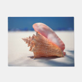 Conch Shell op strand 2 Deurmat (Voorkant)