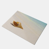 Conch Shell op strand 3 Deurmat (Schuin)