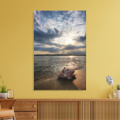 Conch Shell op strand | St. Augustinus, Fl Canvas Afdruk (Insitu (Woonkamer))