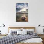 Conch Shell op strand | St. Augustinus, Fl Canvas Afdruk (Insitu (Slaapkamer))