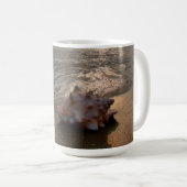 Conch Shell op strand | St. Augustinus, Fl Koffiemok (Voorkant rechts)