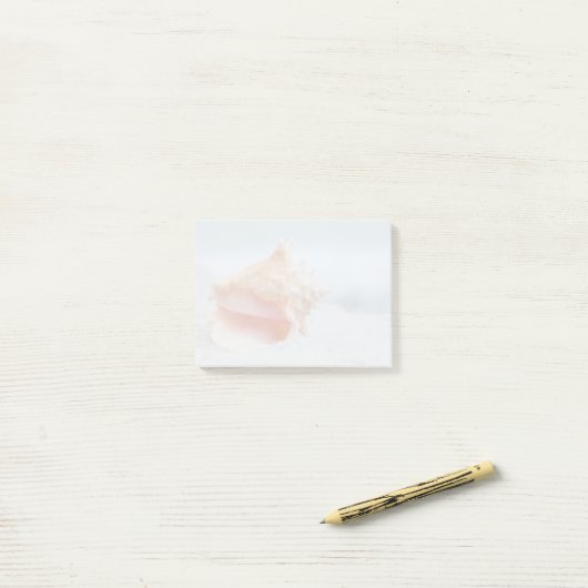 Conch Shell Post-it® Notes (Op bureau)