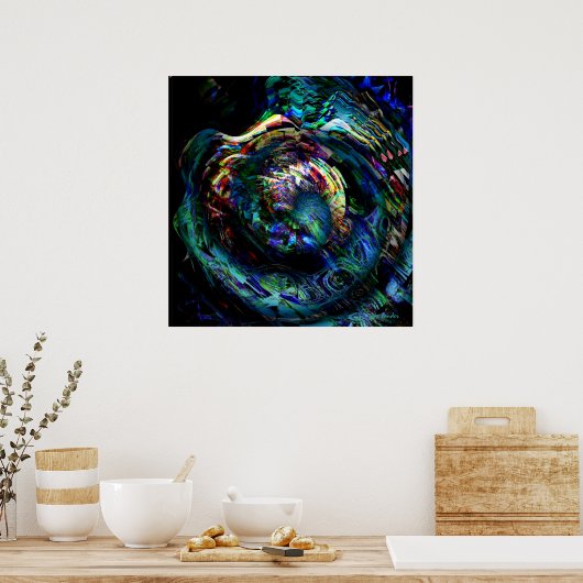 Conch Shell Poster (Keuken)